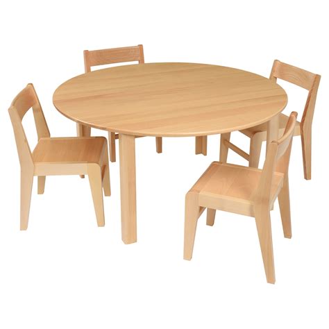 Children's Round Solid Wooden Table | theClassroom.co