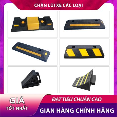 Mua Chặn lùi xe nhựa cao su là cục dùng để chặn xe, chèn bánh xe, đỗ xe ô tô trong chung cư hoặc ...