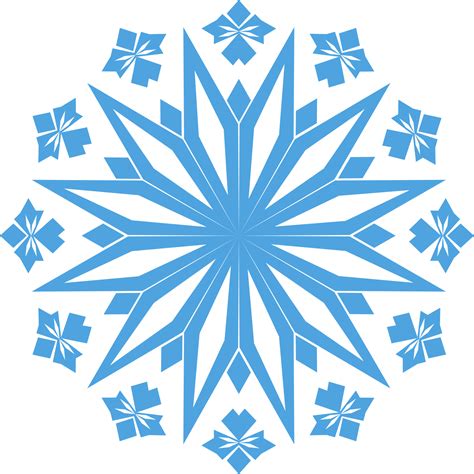 Snowflake clipart for Christmas winter 31762926 PNG