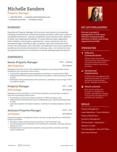 3 Property Manager Resume Examples & How-To Guide for 2024