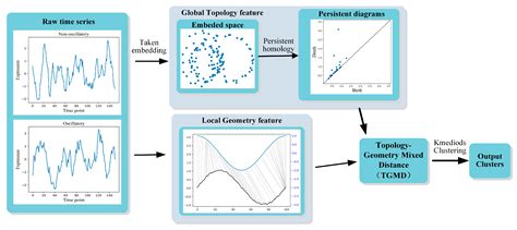 Time Series Clustering with Topological and Geometric Mixed Distance