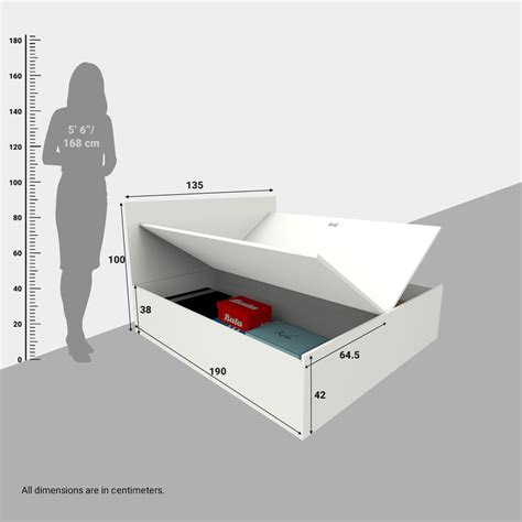 Ultrafresh Marshal Double Bed With Storage