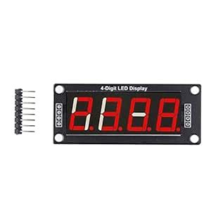 4Pcs Tm1637 Digital Segment Modules 4-Digit 7-Segment Led Digital ...