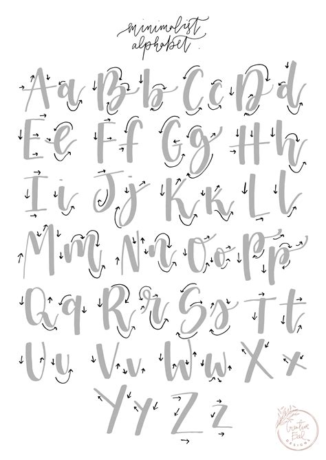 Calligraphy Practice Sheets Printable Free