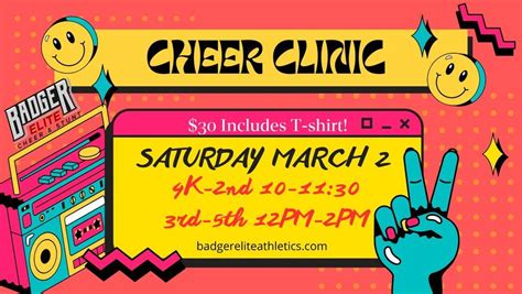 Youth Cheer Clinic!, Shullsburg Elementary, 2 March 2024 | AllEvents