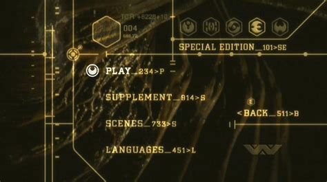 Image result for Alien DVD Menu