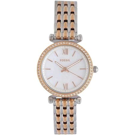 Fossil Womens Metallic Analogue Watch - ES4649I (White_Free Size ...