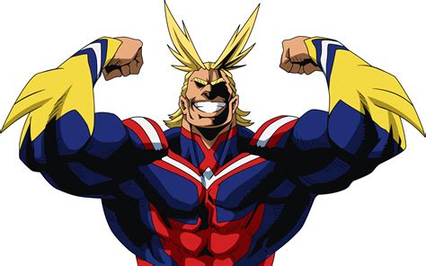 My Hero Academia HD Wallpaper: All Might’s Powerful Heroic Pose