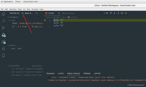 Shell Script Vscode 的图像结果