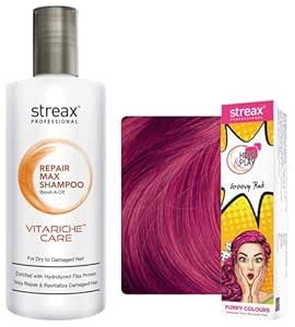 Buy Streax Professional Vitariche Care Repair Max Shampoo For Women ...