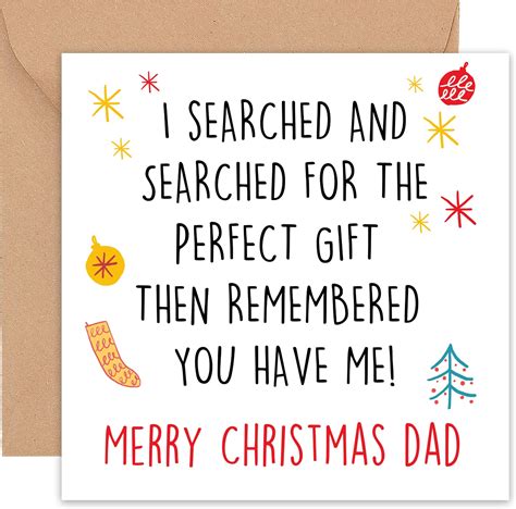 Felbridge Studio - Dad Christmas Card Funny - Family Christmas Cards ...