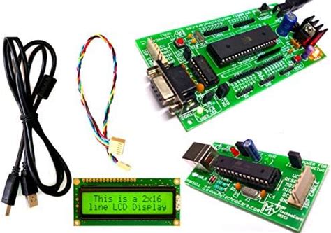 MY TechnoCare 8051 Development Board with AVR USB ASP ISP Programmer ...