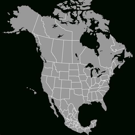 Map Of Canada And USA And Mexico - Printable US Maps