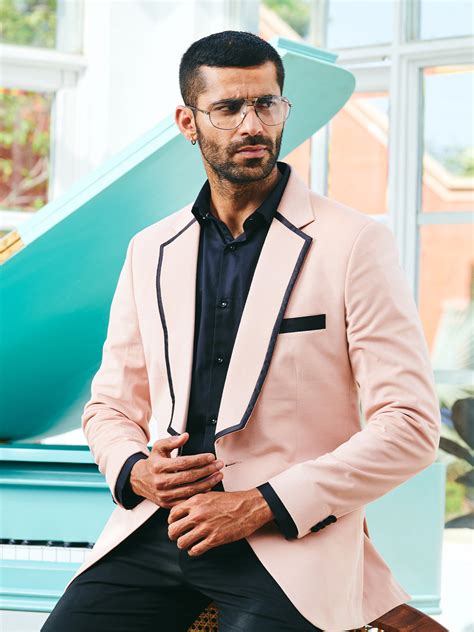 Buy MR BUTTON Black Velvet Single Day Blazer Men India