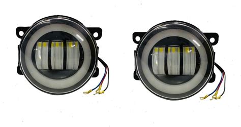 AUTOFASTERS Car Led Fog Light with 3 Lens & Day Running Light ...