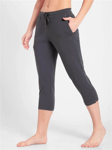 Jockey Grey Capri Pants for Women #1300 [New Fit] – Route2Fashion