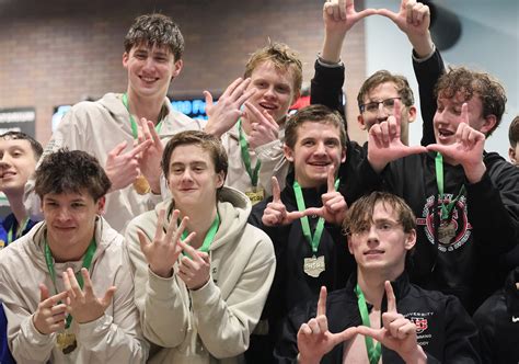 High school division II boys swimming championships, February 27, 2026 ...