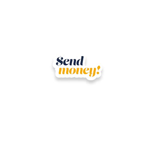 Send money laptop sticker – The Gareeb Store