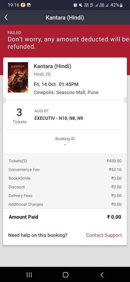 BookMyShow Customer Care Phone Numbers, Contacts, Information