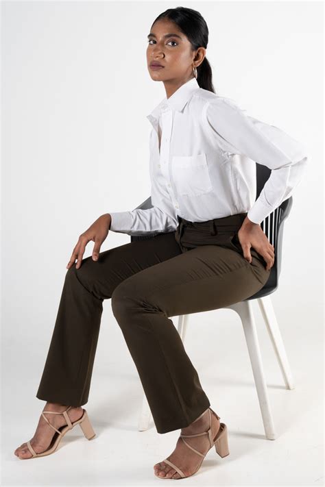 Buy Women's Olive Waterproof Stretch Trouser Online in India