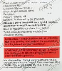 Glimicure M 1mg Strip Of 15 Tablets: Uses, Side Effects, Price & Dosage ...