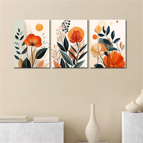 Vibrant Floral Art for Home and Office Decor - Modern Art for Living R ...