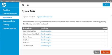 Image result for HP Hardware Diagnostics Tutorial