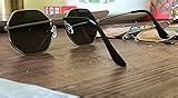 Buy CREEK Unisex Octagonal Sunglasses/Frame for Men & Women - Black ...