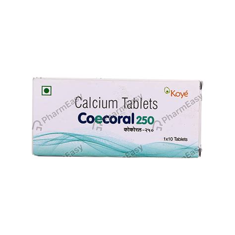 Coecoral 250 MG Tablet (10): Uses, Side Effects, Price & Dosage | PharmEasy