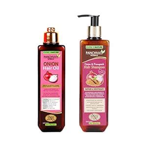 Buy Panchvati Herbals 200ml Onion Oil and 300ml Shampoo - Miraculous ...