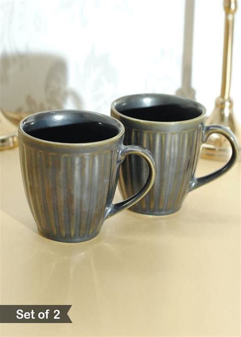 Get Dark Brown Coffee Mug (Set of 2) at ₹ 599 | LBB Shop
