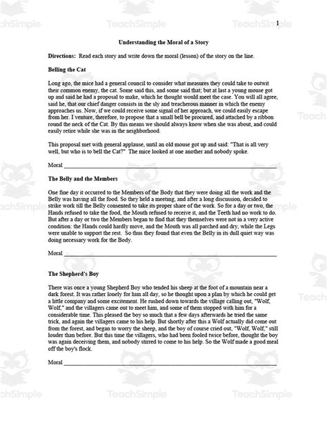 The Moral Lesson 的图像结果