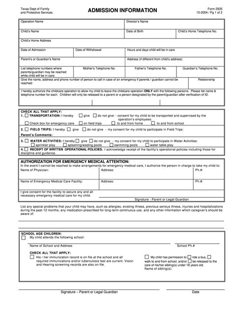 2004 TX Form 2935 - Fill Out, Sign & Share Online | pdfFiller