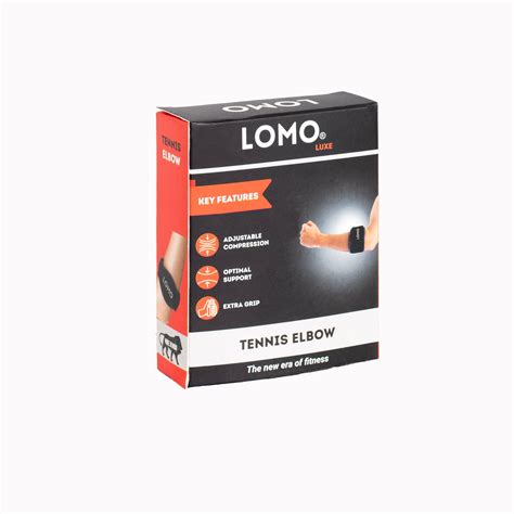 LOMO Luxe Tennis Elbow Pain Injury Adjustable With Compression Pad