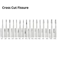 SS White Oral Surgery Carbide Burs - Cross Cut Fissure by Dental Avenue