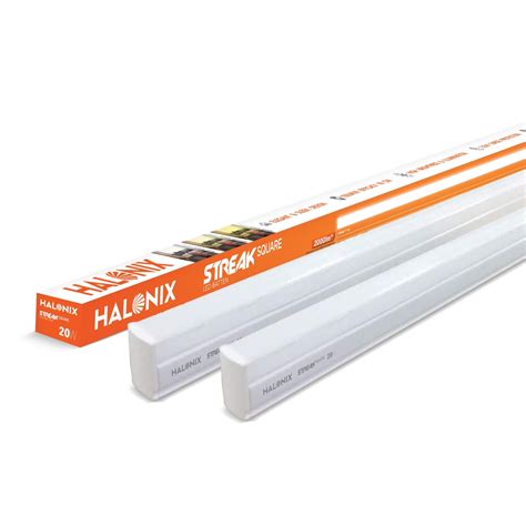 Halonix 20-watt LED Batten/Tubelight | Streak square 4-ft LED Batten ...