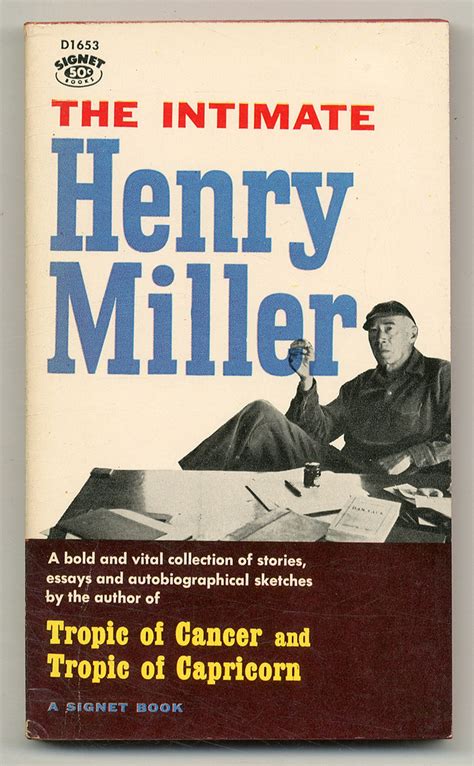 The Intimate Henry Miller by MILLER, Henry: Near Fine Softcover (1959 ...
