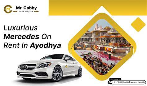 Mercedes on Rent in Ayodhya - Mr. Cabby