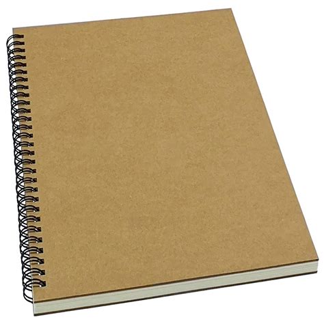 YUREE Spiral Notebook/Spiral Journal Lined, B5 Hard Kraft Cover Wire ...