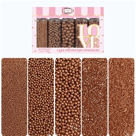 Sprinkles for Cakes & Cupcakes Decoration | USP-21(Bronze) – Confect