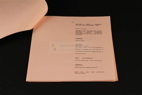 The Prop Gallery | Location recce script - Series V