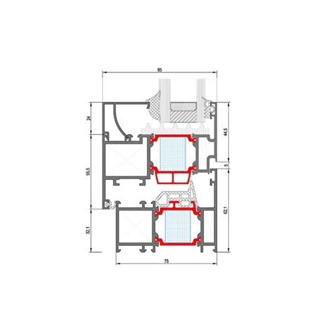 BIM objects - Free download! ASAŞ Window&Door RWT75 | BIMobject