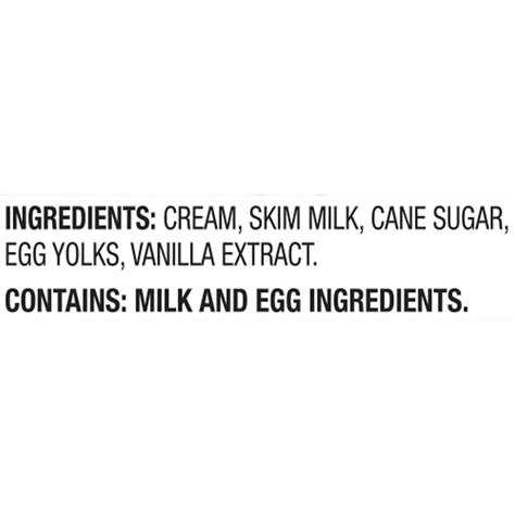 Haagen-Dazs Vanilla Ice Cream-Ingredients