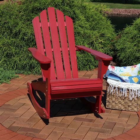 Outdoor Wood Rocking Chair Set at Gary Delariva blog