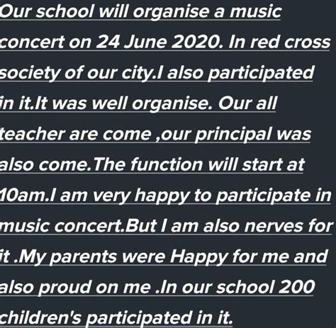 write a descriptive paragraph in 100 120 words describing a music ...