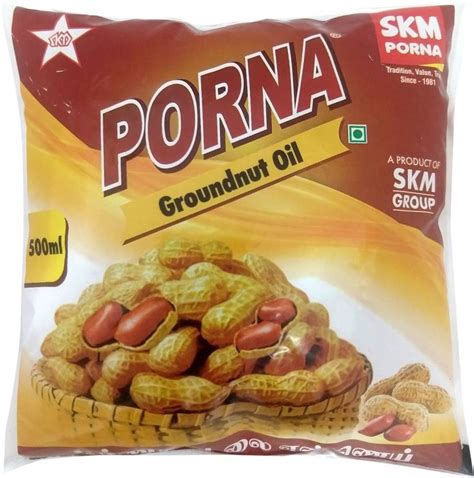 Porna Groundnut Oil Pouch Price in India - Buy Porna Groundnut Oil ...