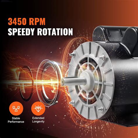 VEVOR 2HP SPL Air Compressor Motor, 115/230V, 15/7.5 India | Ubuy