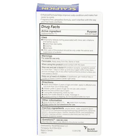 Scalpicin Scalp Itch Relief Maximum Strength with Aloe Liquid - 1.5 Fl ...