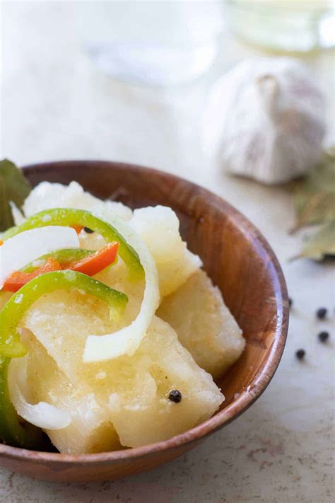 Yuca en Escabeche - Food Metamorphosis