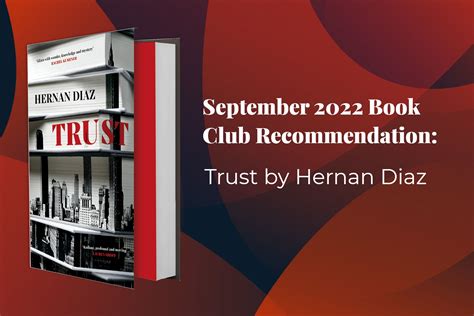 September 2022 Book Club Recommendation: Trust by Hernan Diaz | LoveReading
